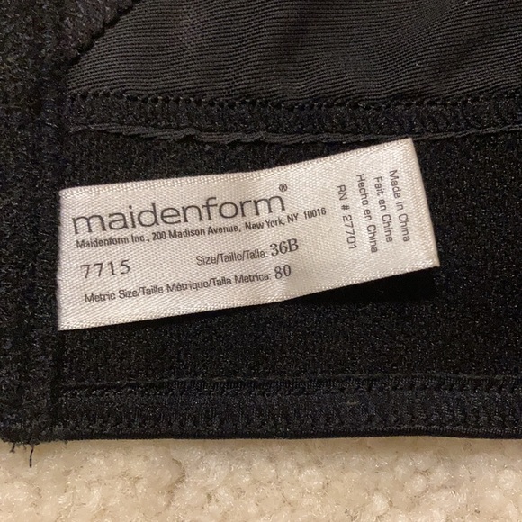 Maidenform Bustier Bra -size36B - Picture 5 of 7